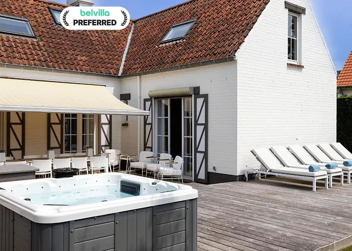 Willa Luxury In With Jacuzzi Sint-Idesbald